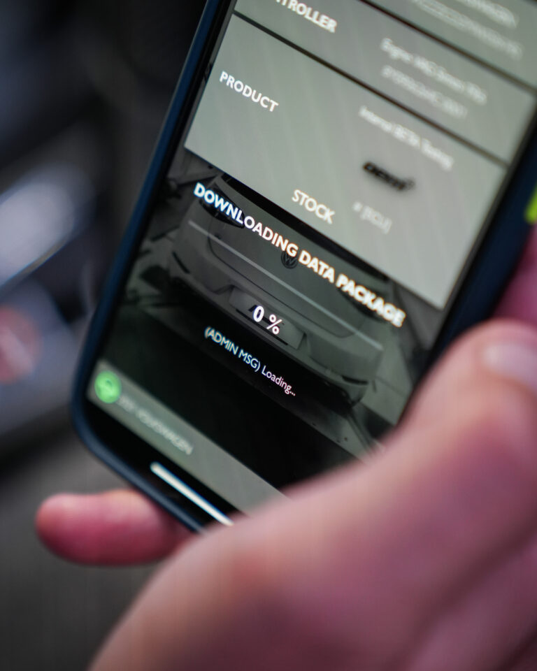 PDM-App lädt das Datenpaket